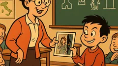 Barzelletta: In classe la maestra assegna un tema