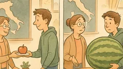 Barzelletta: Festa della maestra, porto un’anguria