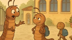 Barzelletta: Un millepiedi chiede del figlio