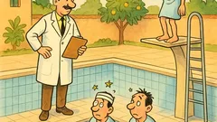 Barzelletta: In manicomio, il dottore sfida tre pazienti