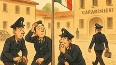 Barzelletta: Tre carabinieri misurano l’asta della bandiera
