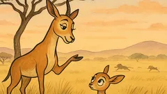 Barzelletta: Una mamma gazzella spiega la savana