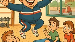 Barzelletta: A scuola il prof fa aerobica…